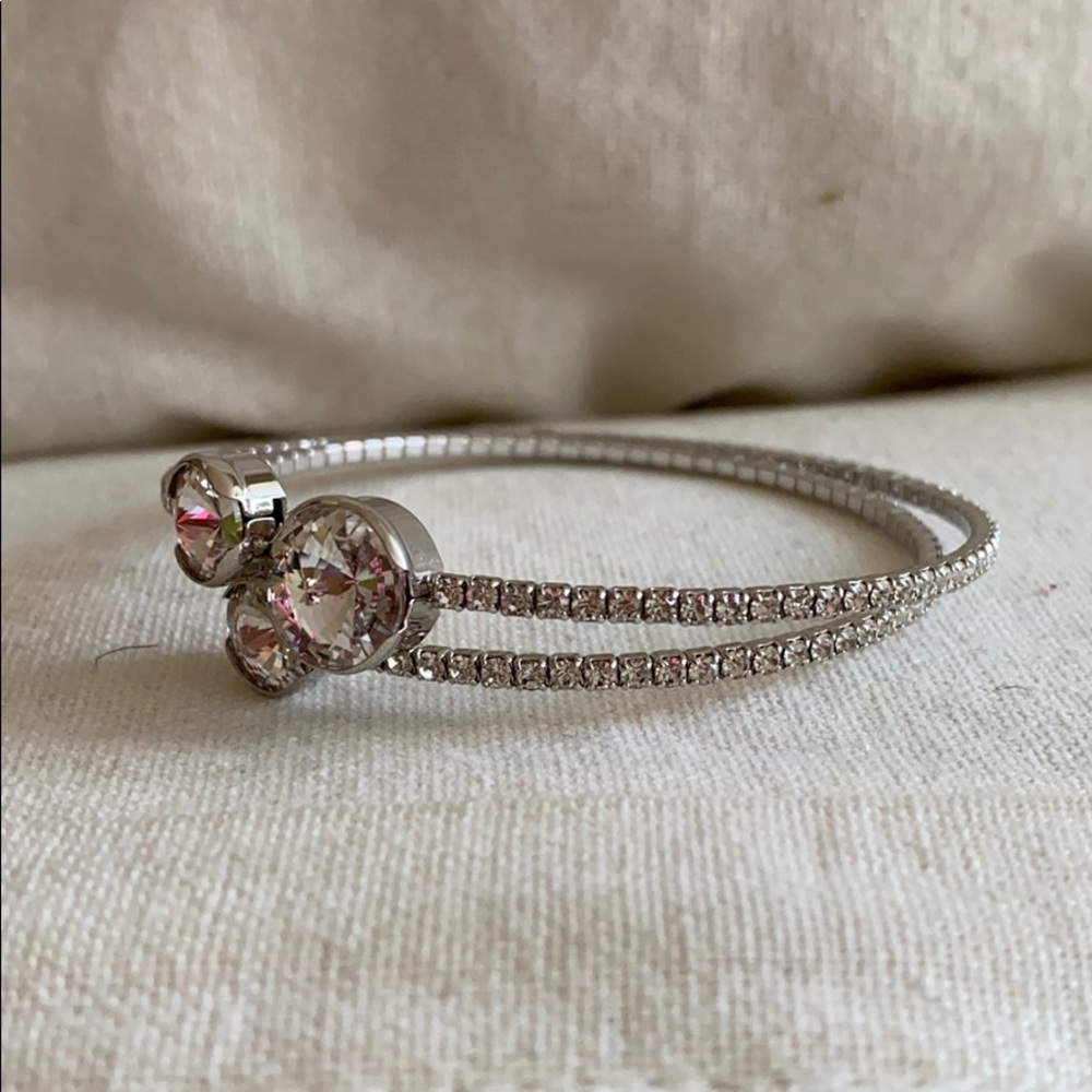 New Without Tag Two Row Flexible Wrap Bracelet - image 2